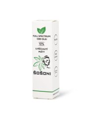 MÁTOVÝ ŠOŠONI Full Spectrum CBD olej 10% + Nápoj Tančící motýl ZDARMA