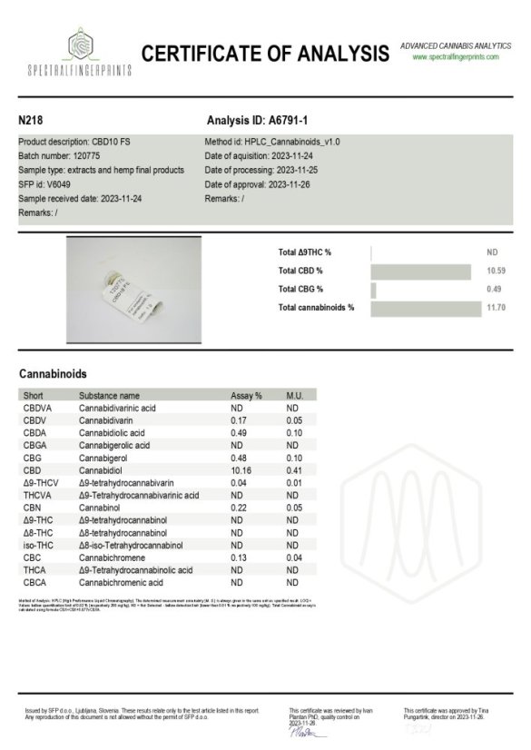 MÁTOVÝ ŠOŠONI Full Spectrum CBD olej 10% + Nápoj Tančící motýl ZDARMA